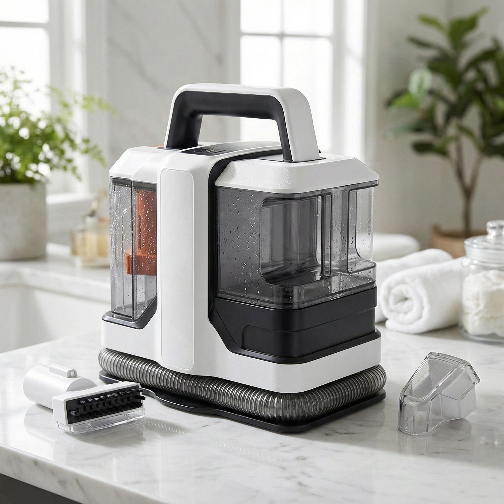 Nettoyeur de tapis portatif 750W – voiture, canapé & textiles