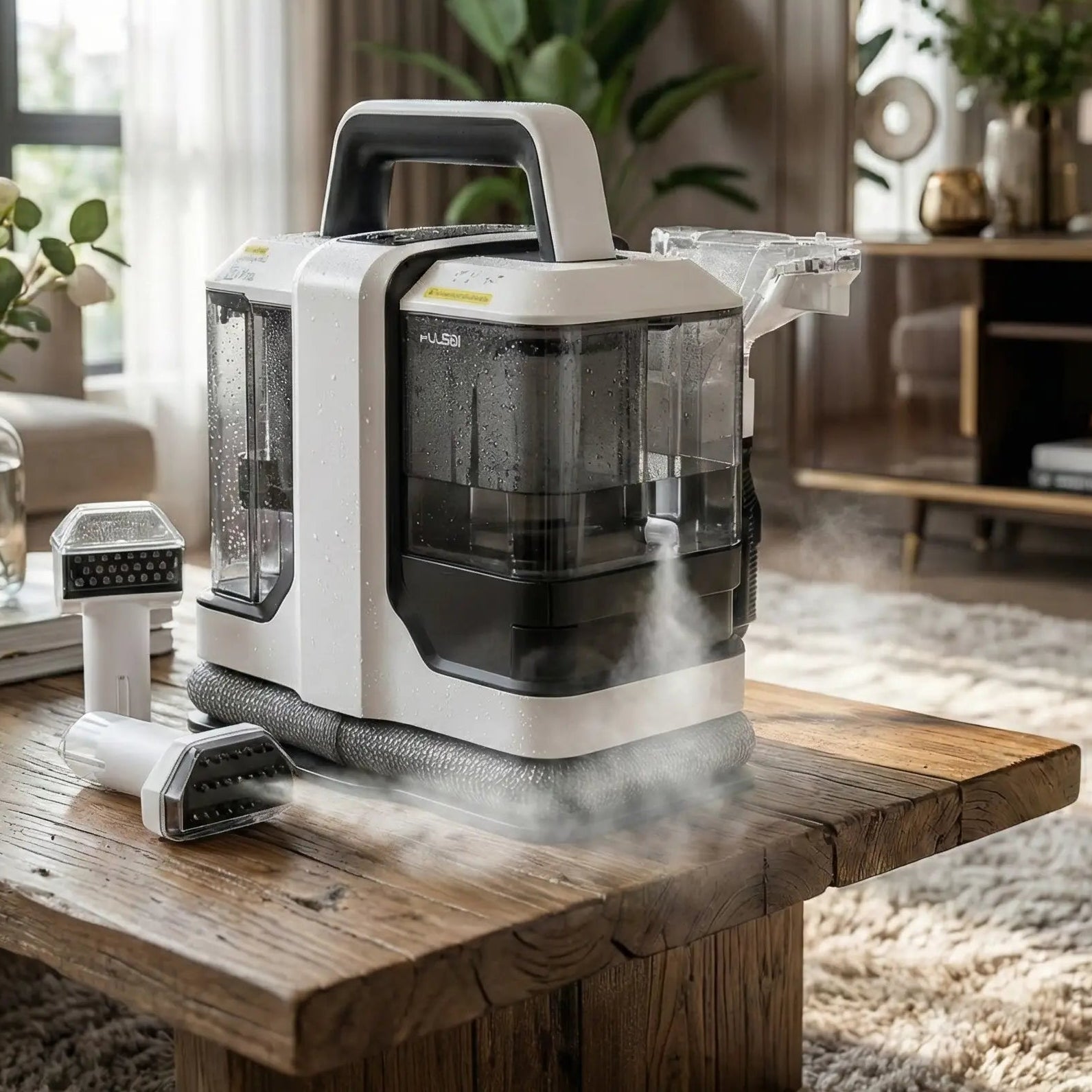 Nettoyeur de tapis portatif 750W – voiture, canapé & textiles