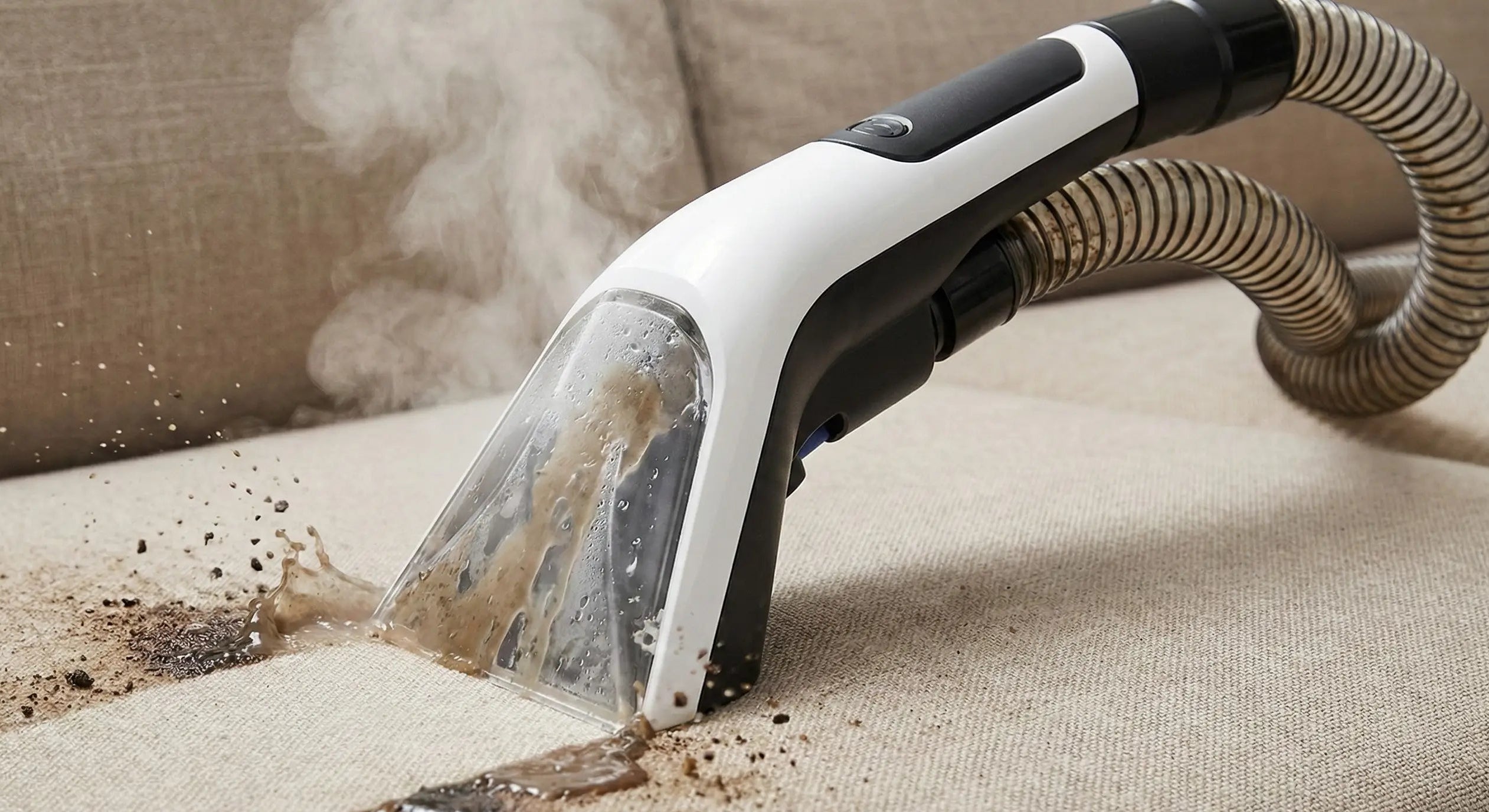Nettoyeur de tapis portatif 750W – voiture, canapé & textiles